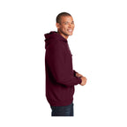 Gildan Heavy Blend Hooded Sweatshirt, Adult - Maroon - model_side