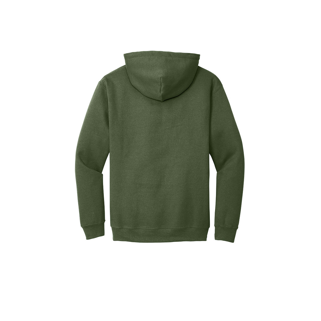 Gildan Heavy Blend Hooded Sweatshirt, Adult - Military Green - flat_back