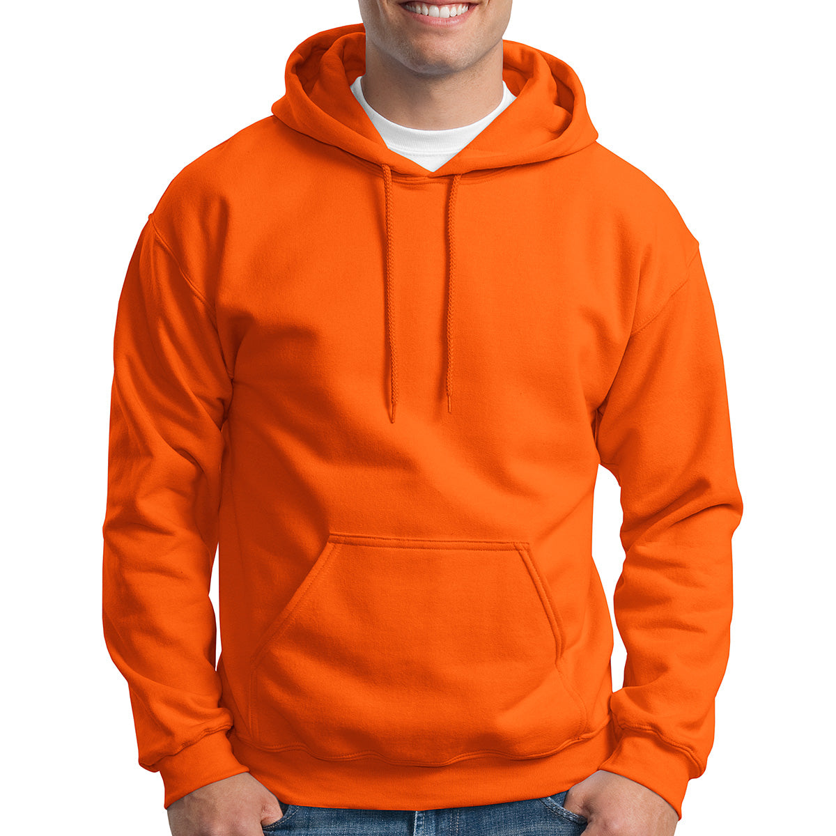 Gildan Heavy Blend Hooded Sweatshirt, Adult - Orange