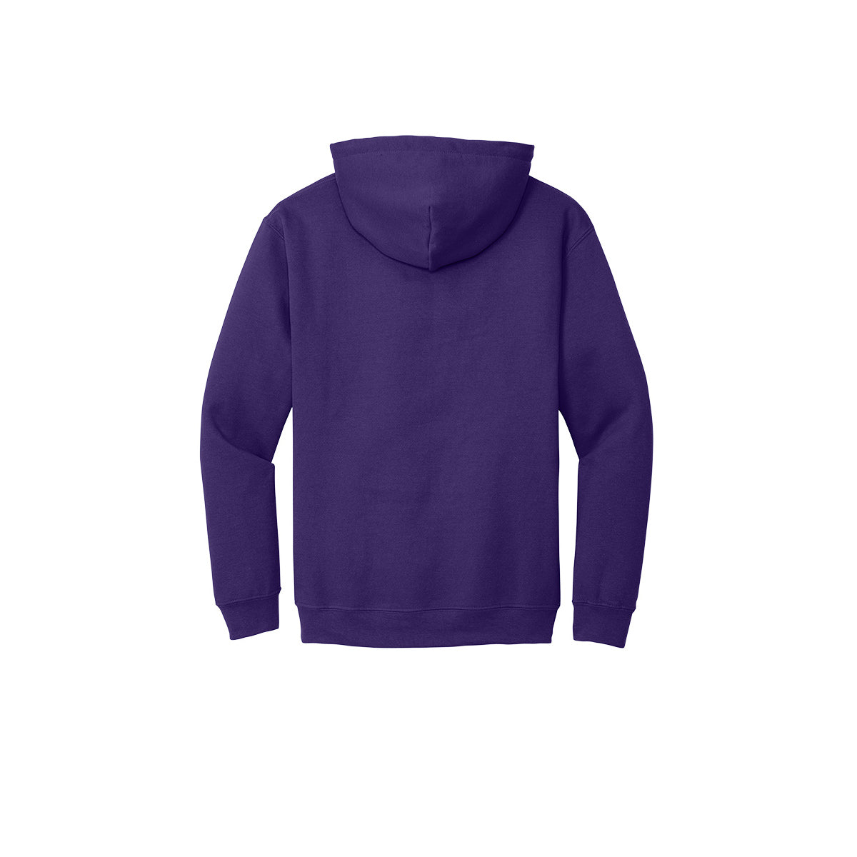 Gildan Heavy Blend Hooded Sweatshirt, Adult - Purple - flat_back