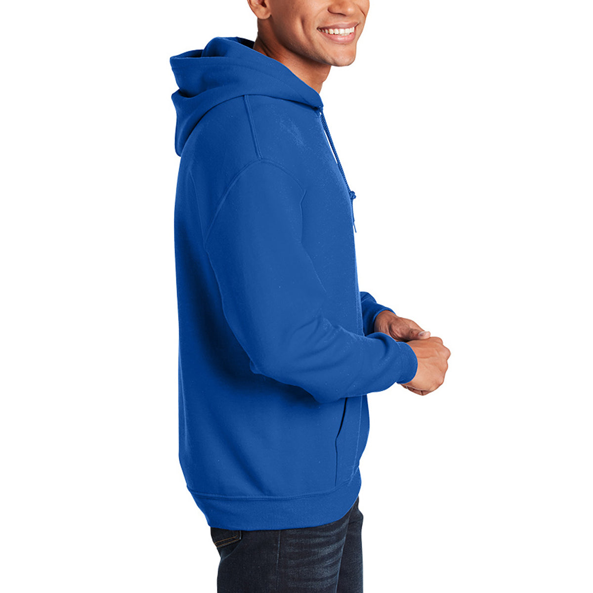 Gildan Heavy Blend Hooded Sweatshirt, Adult - Royal - Right