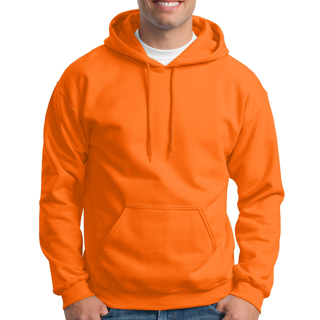 Gildan Heavy Blend Hooded Sweatshirt, Adult - Safety Orange