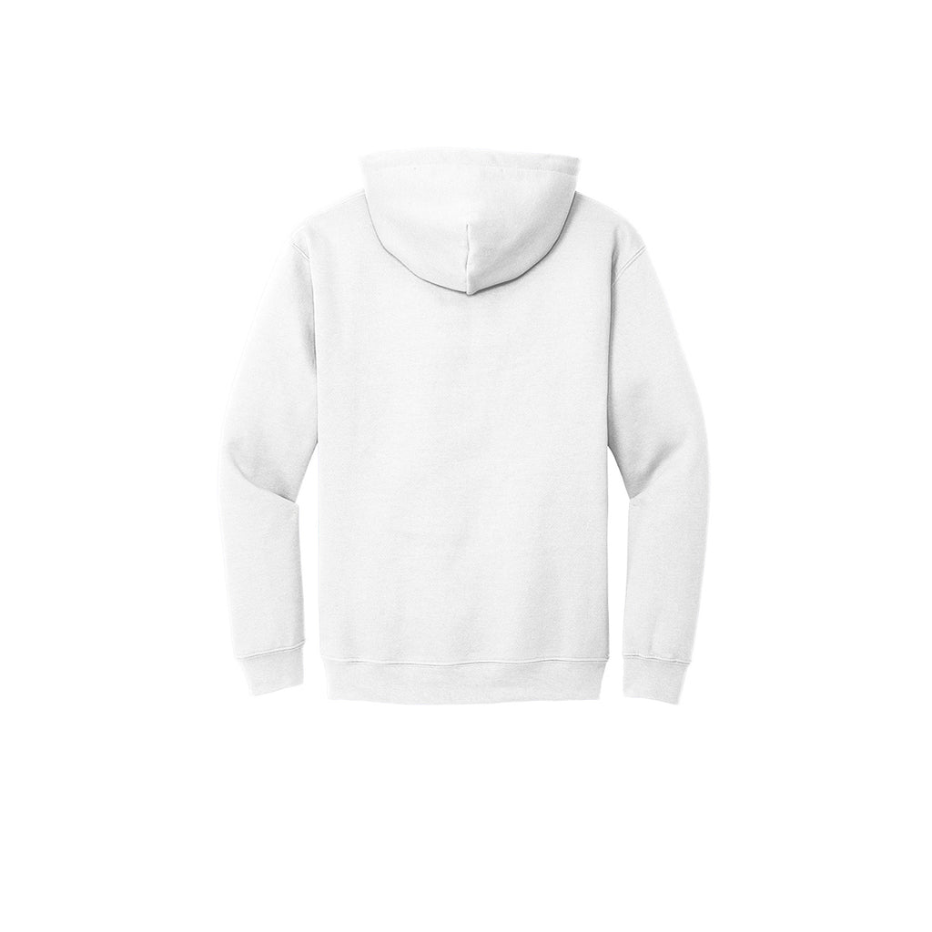Gildan Heavy Blend Hooded Sweatshirt, Adult - White - flat_back