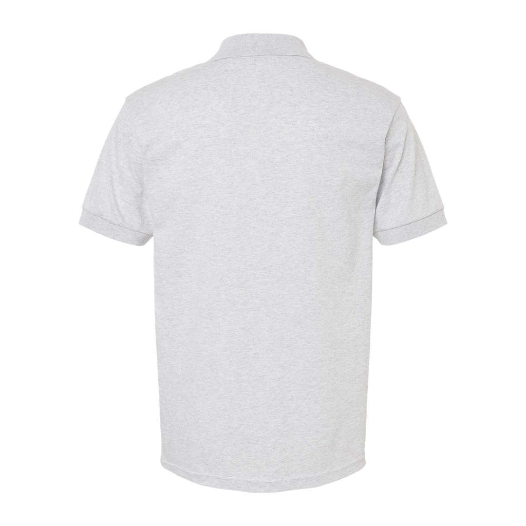 Gildan Unisex DryBlend® Polo Embroidery - Ash - Back