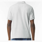 Gildan Unisex DryBlend® Polo Embroidery - Ash - On Model Back