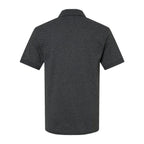 Gildan Unisex DryBlend® Polo Embroidery - Dark Heather - Back