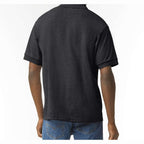 Gildan Unisex DryBlend® Polo Embroidery - Dark Heather - On Model Back