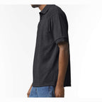 Gildan Unisex DryBlend® Polo Embroidery - Dark Heather - On Model Side