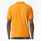Gildan Unisex DryBlend® Polo Embroidery - Gold - On Model Back