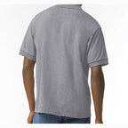 Gildan Unisex DryBlend® Polo Embroidery - Graphite Heather - On Model Back