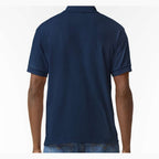 Gildan Unisex DryBlend® Polo Embroidery - Navy - On Model Back