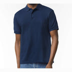 Gildan Unisex DryBlend® Polo Embroidery - Navy - On Model Front
