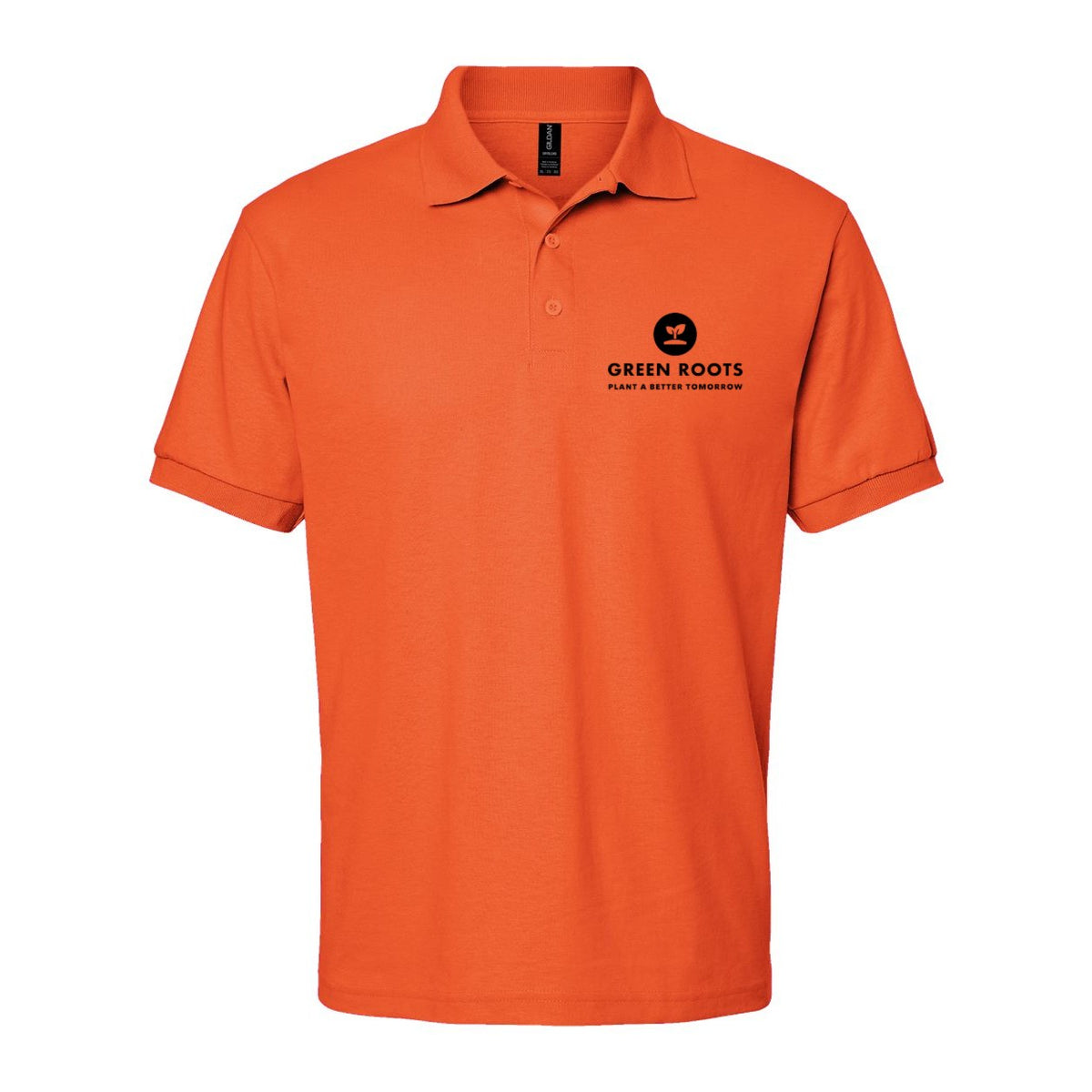 Gildan Unisex DryBlend® Polo Embroidery - Orange - Front