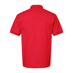 Gildan Unisex DryBlend® Polo Embroidery - Red - Back