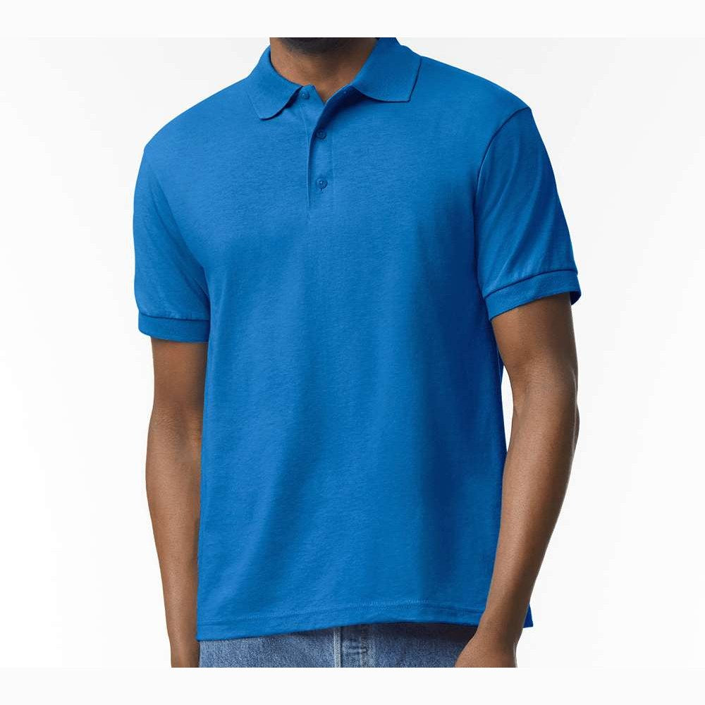 Gildan Unisex DryBlend® Polo Embroidery - Royal - On Model Front