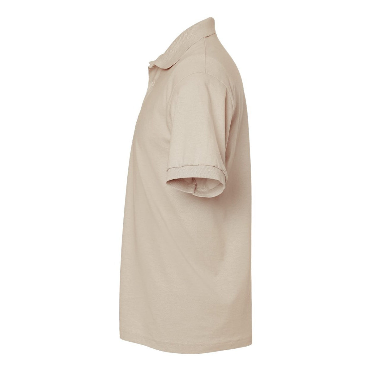 Gildan Unisex DryBlend® Polo Embroidery - Sand - Direct Side