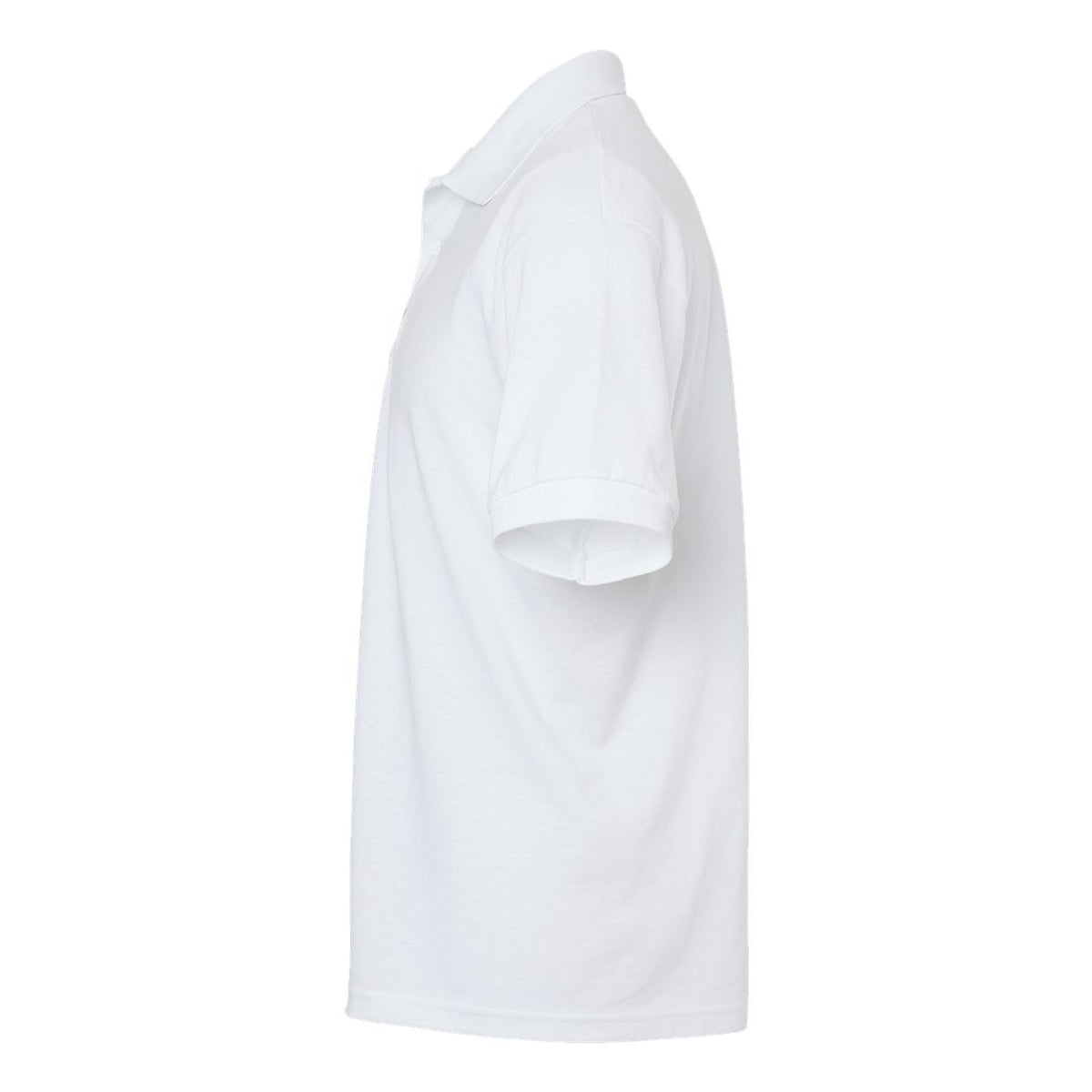 Gildan Unisex DryBlend® Polo Embroidery - White - Direct Side