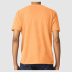 Gildan Unisex Softstyle® CVC T-Shirt Full Color - Tangerine Mist - On Model Back