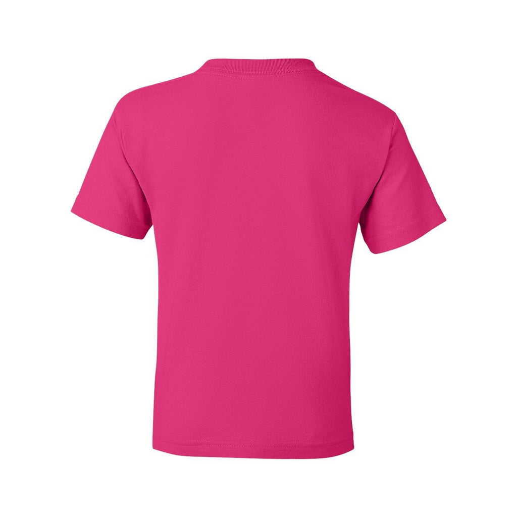 Gildan Youth DryBlend® T-Shirt Full Color - Heliconia - Back