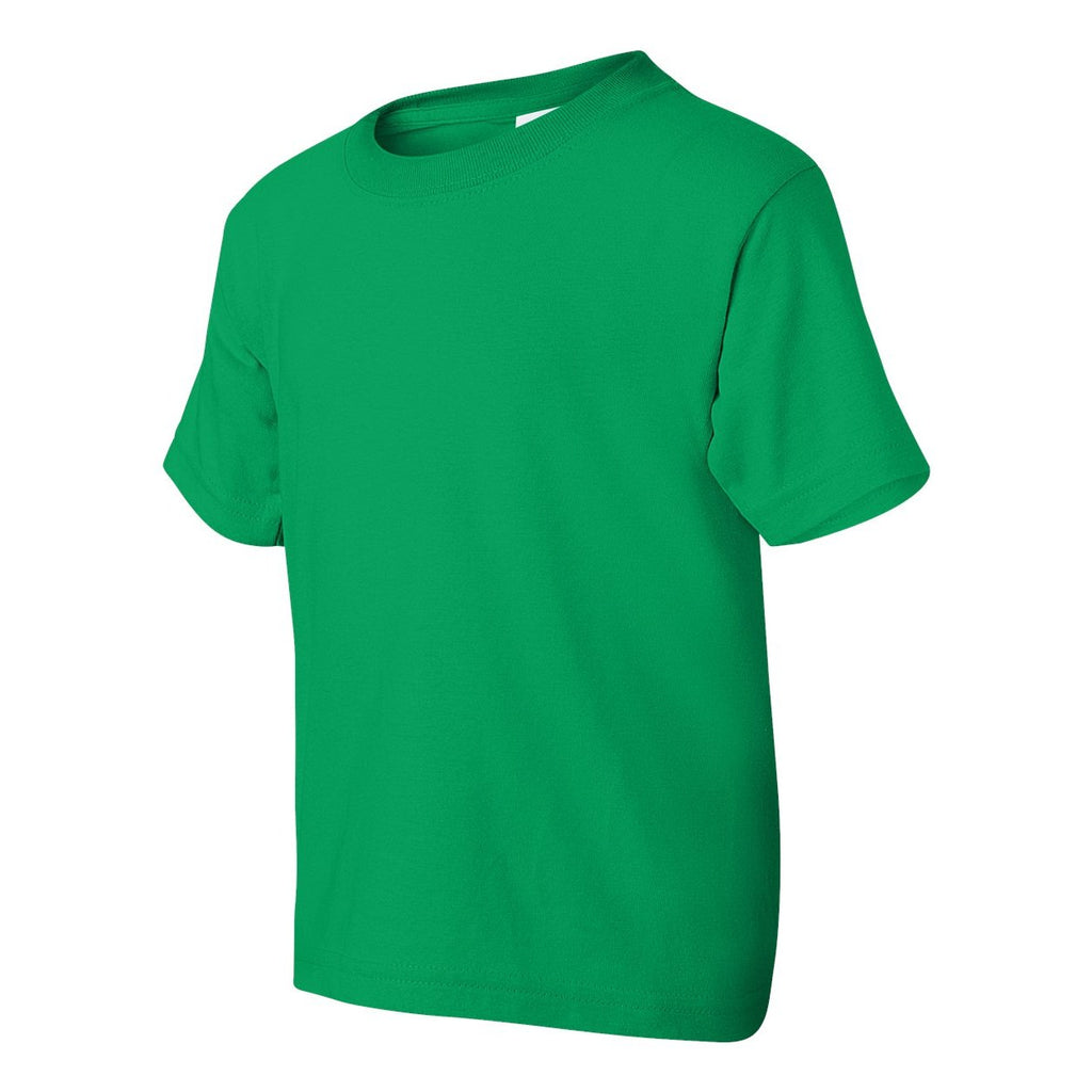Gildan Youth DryBlend® T-Shirt Full Color - Irish Green - Side