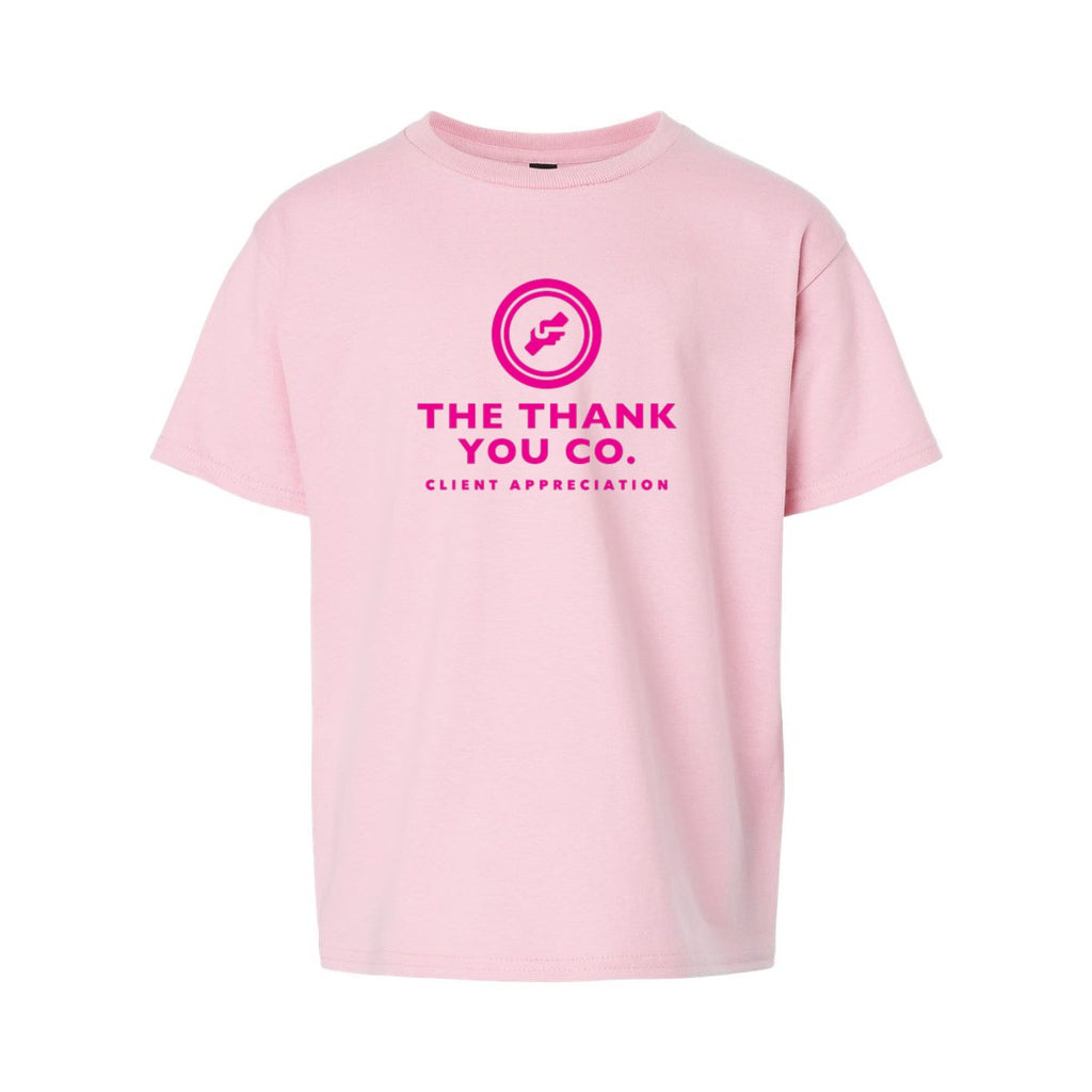 Gildan Youth Ultra Cotton® T-Shirt - Light Pink - Front