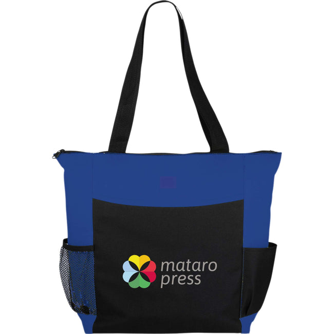 Grandview Convention Tote with Zip and Bottle Pocket Full Color