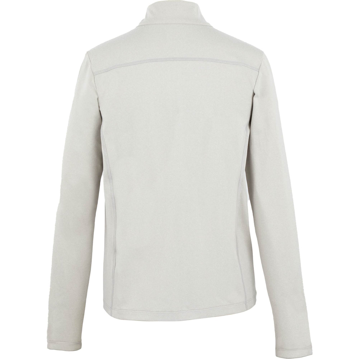 Greatness Wins Core Tech Full Zip for Women Embroidery - Ash Gray Heather - Back