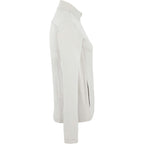 Greatness Wins Core Tech Full Zip for Women Embroidery - Ash Gray Heather - Right Side
