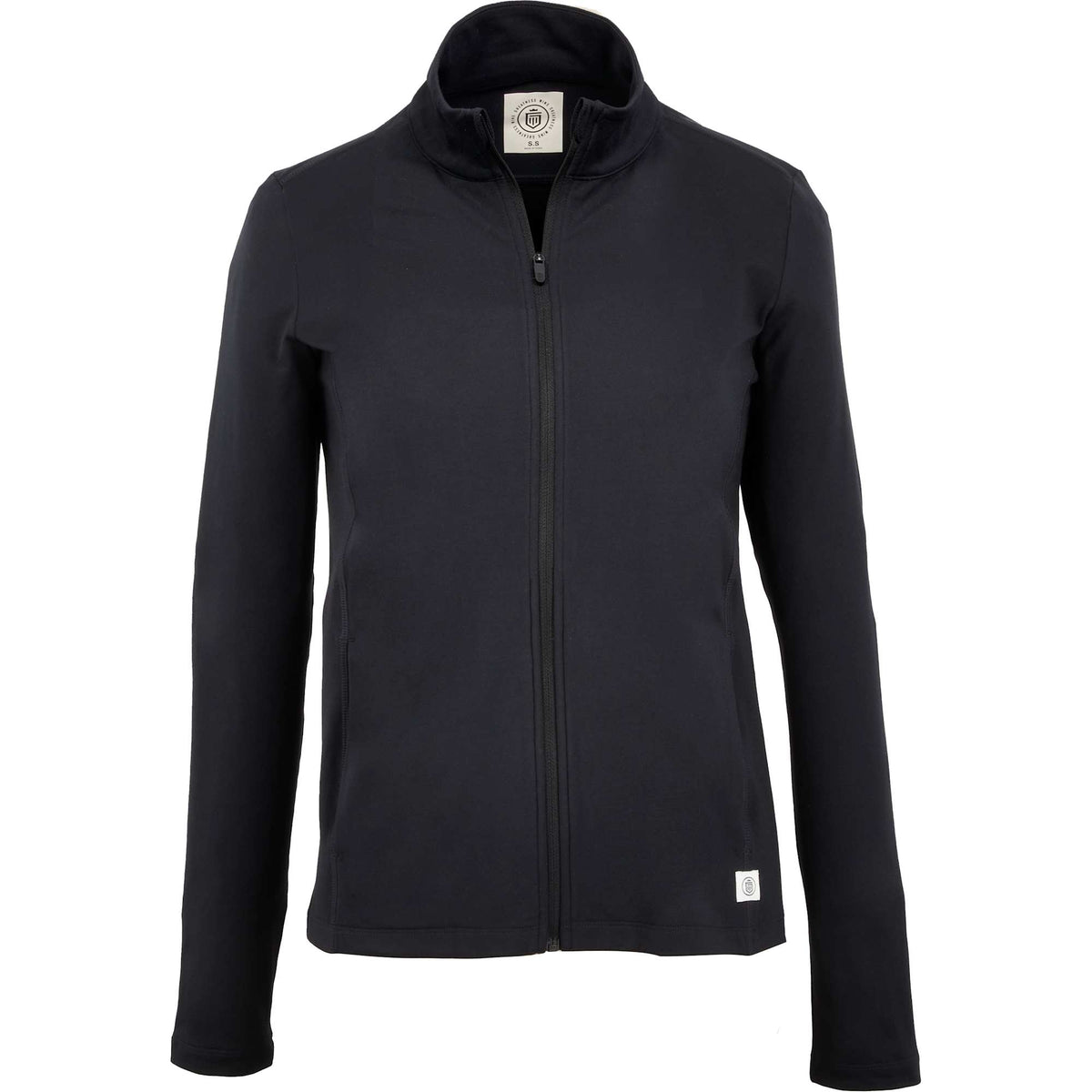 Greatness Wins Core Tech Full Zip for Women Embroidery - GW Black - Front