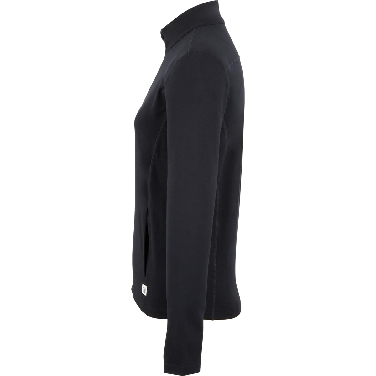 Greatness Wins Core Tech Full Zip for Women Embroidery - GW Black - Left Side