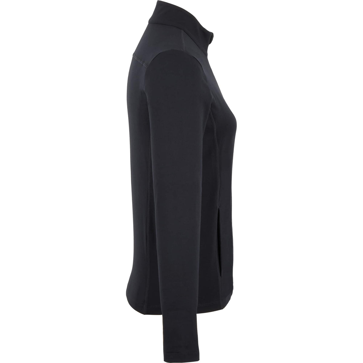 Greatness Wins Core Tech Full Zip for Women Embroidery - GW Black - Right Side