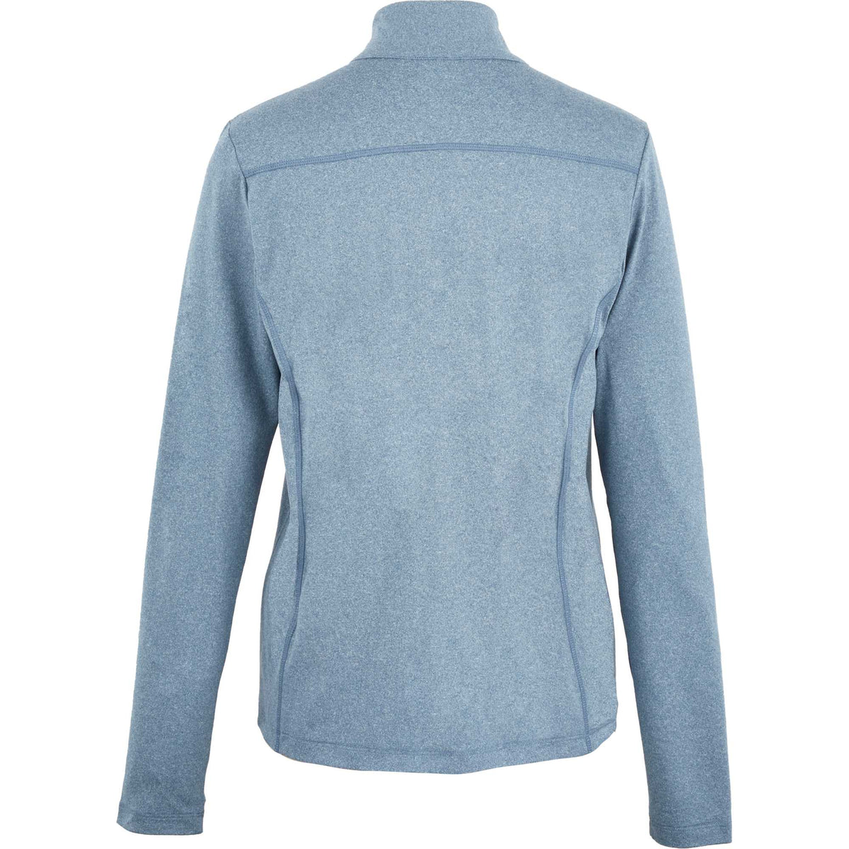 Greatness Wins Core Tech Full Zip for Women Embroidery - Superior Blue Heather - Back