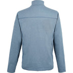 Greatness Wins Core Tech Quarter Zip for Men Embroidery - Superior Blue Heather - Back