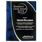 Halley Plaque, Medium - Blue - Laser