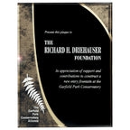 Halley Plaque, Medium - Gold - Laser Engraving