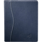 Hampton Stitched Journal with Locking Closure, 7.5 x 9.5 Inches - Navy - Front