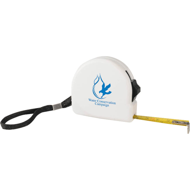 Handyman Locking Tape Measure with Wrist Strap, 10 ft Full Color
