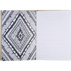 Hardcover Coloring and Notes Notebook for Adults, 5.75 x 8.5 Inches - Natural - Front 2