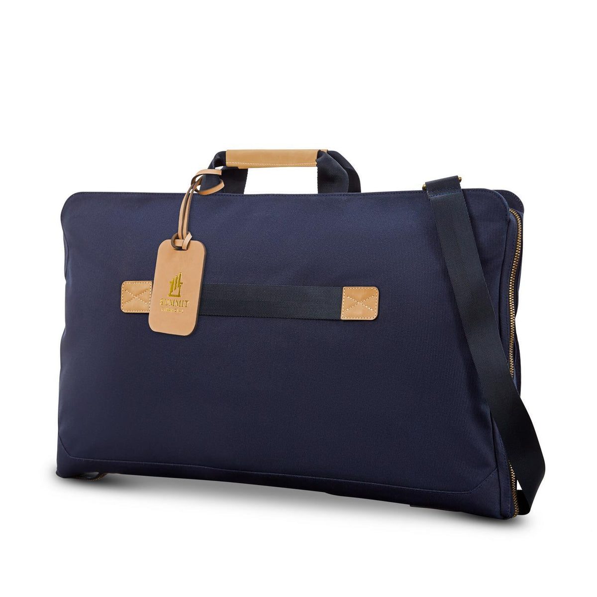Hartmann Reserve Canvas Trifold Garment Bag Debossing - Midnight Navy - View 5