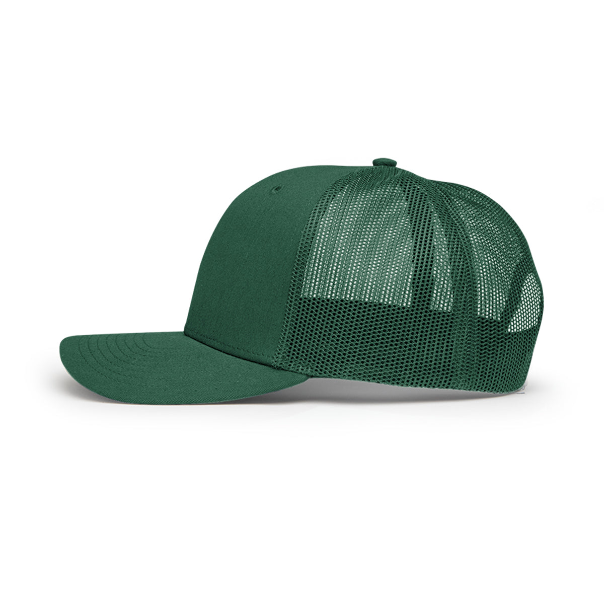 Hauler Classic Trucker Cap - Forest Green - Side