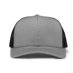 Hauler Classic Trucker Cap - Gray With Black - Front