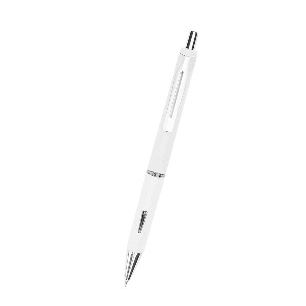 Hayes Gel Pen in Recycled ABS - White - Front