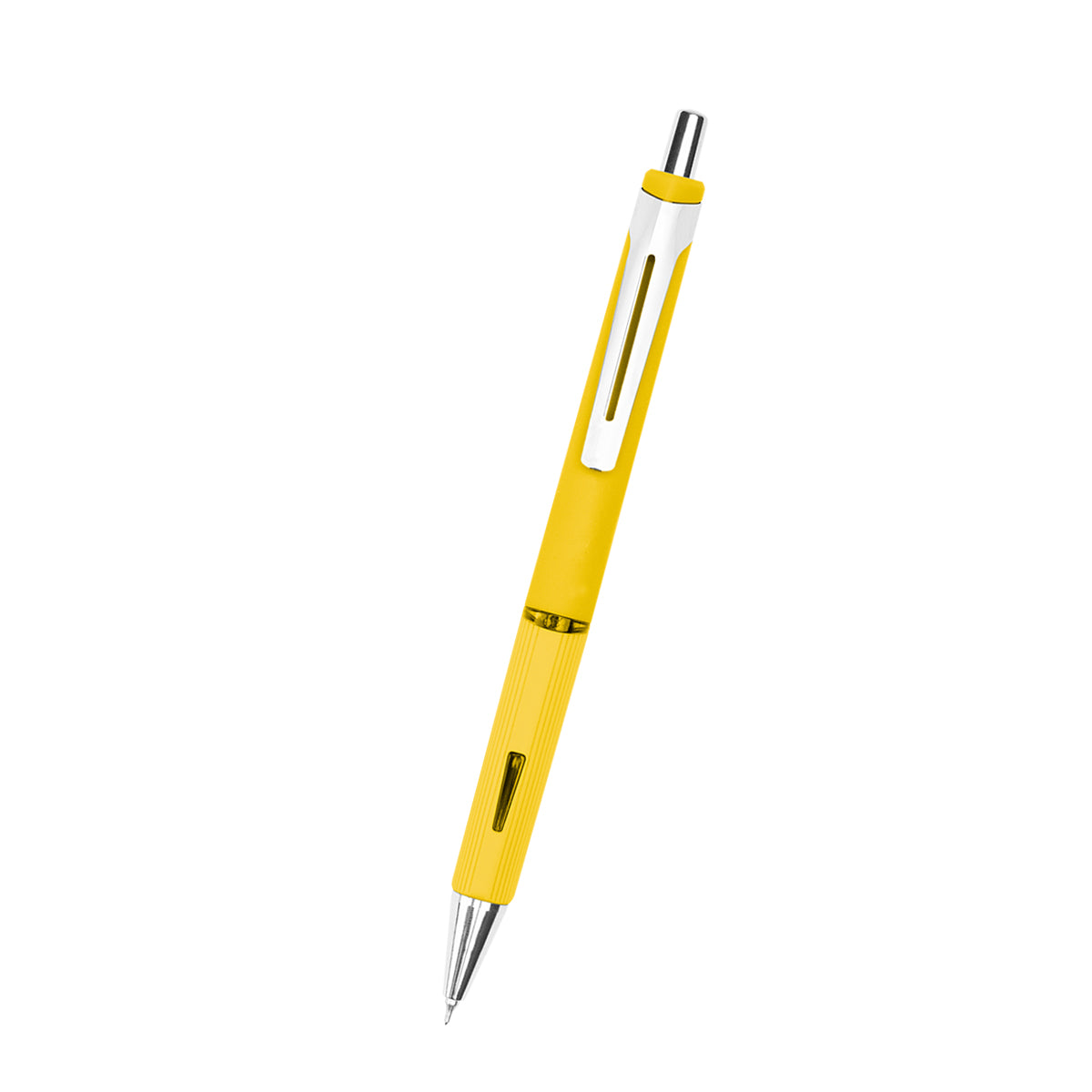 Hayes Gel Pen in Recycled ABS - Yellow - Front
