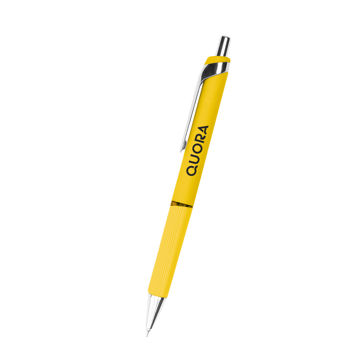 Hayes Gel Pen in Recycled ABS - Yellow - Silk Screen
