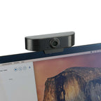 HD Webcam with Microphone, 1080p Full Color - Black - Computer 2