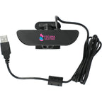 HD Webcam with Microphone, 1080p Full Color - Black - Top