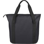 Heavy Duty Convention Tote with Zip Top Embroidery - Black - Back