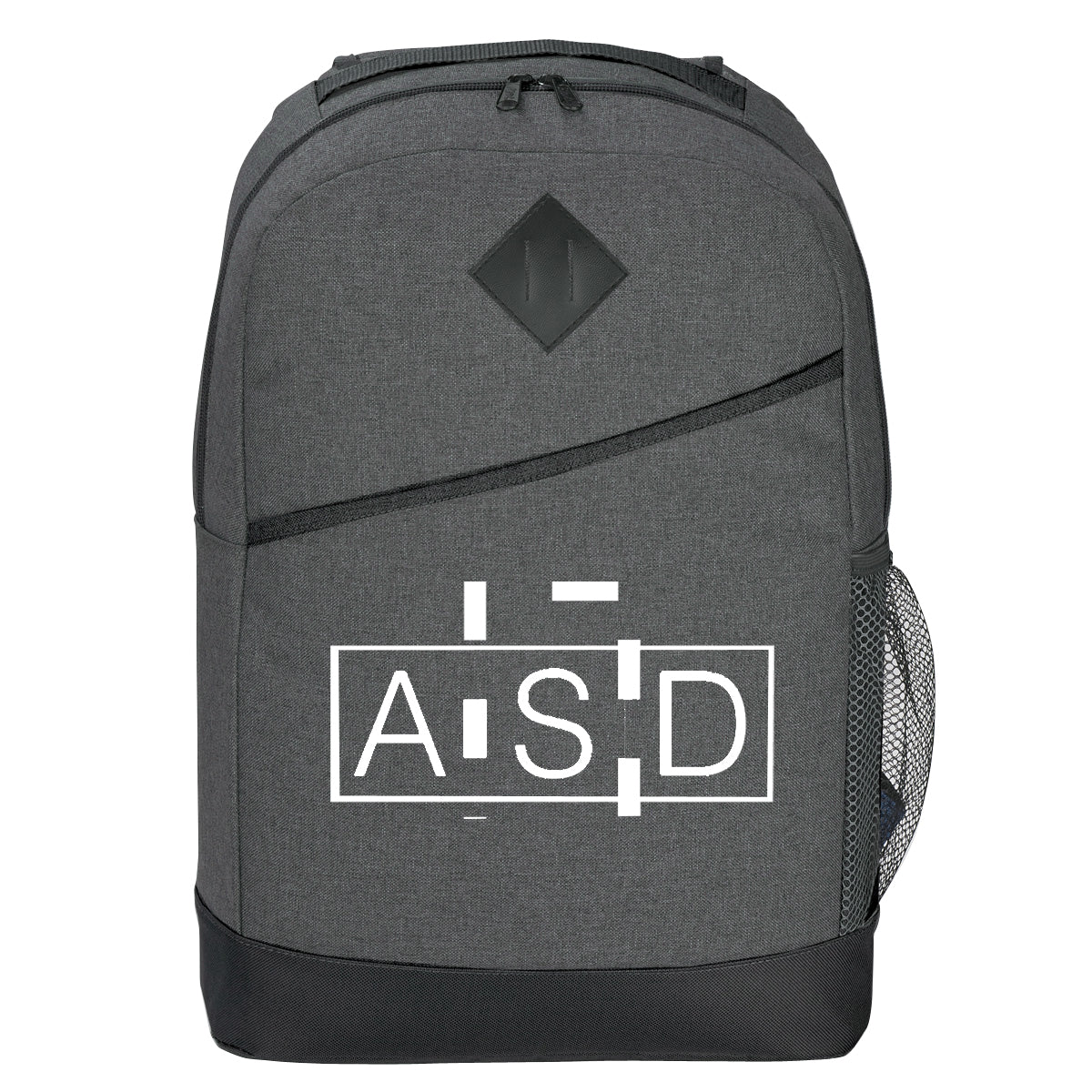 High Line Custom Logo Backpack Embroidery - Gray - Silk Screen
