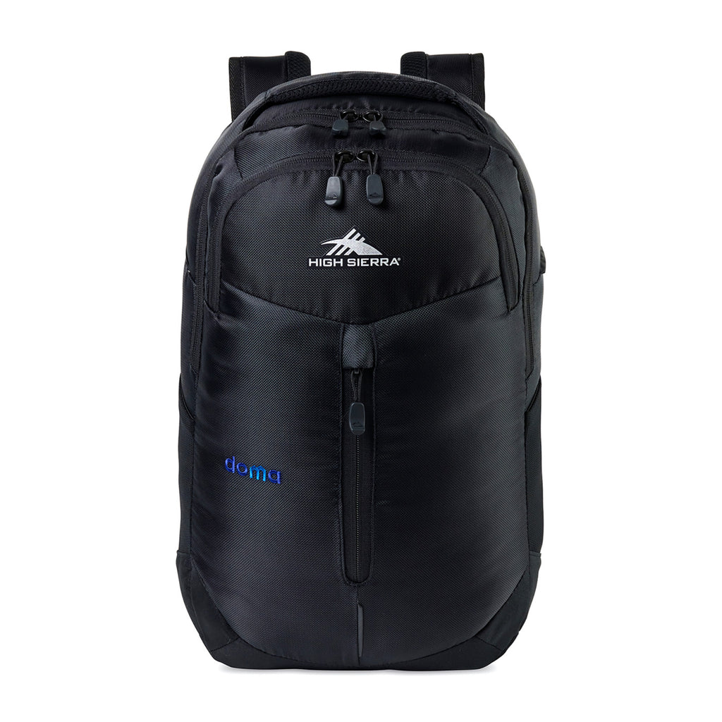 High Sierra Swerve Pro Laptop Backpack, 17 Inch Transfer - Black - View 1