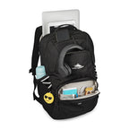 High Sierra Swoop SG Laptop Backpack with Cascading Pockets Embroidery - Black - View 7